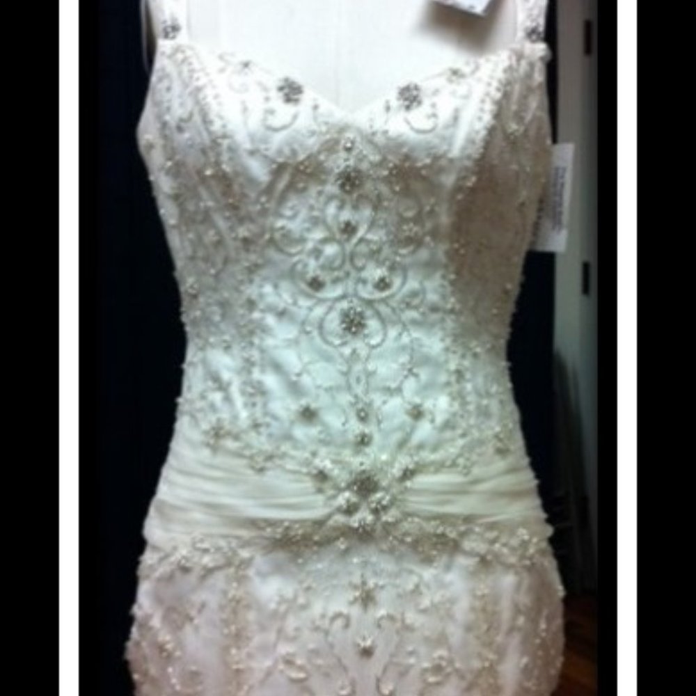 Brand NWT * James Clifford Bridal Gown Size 6 - Picture 5 of 7